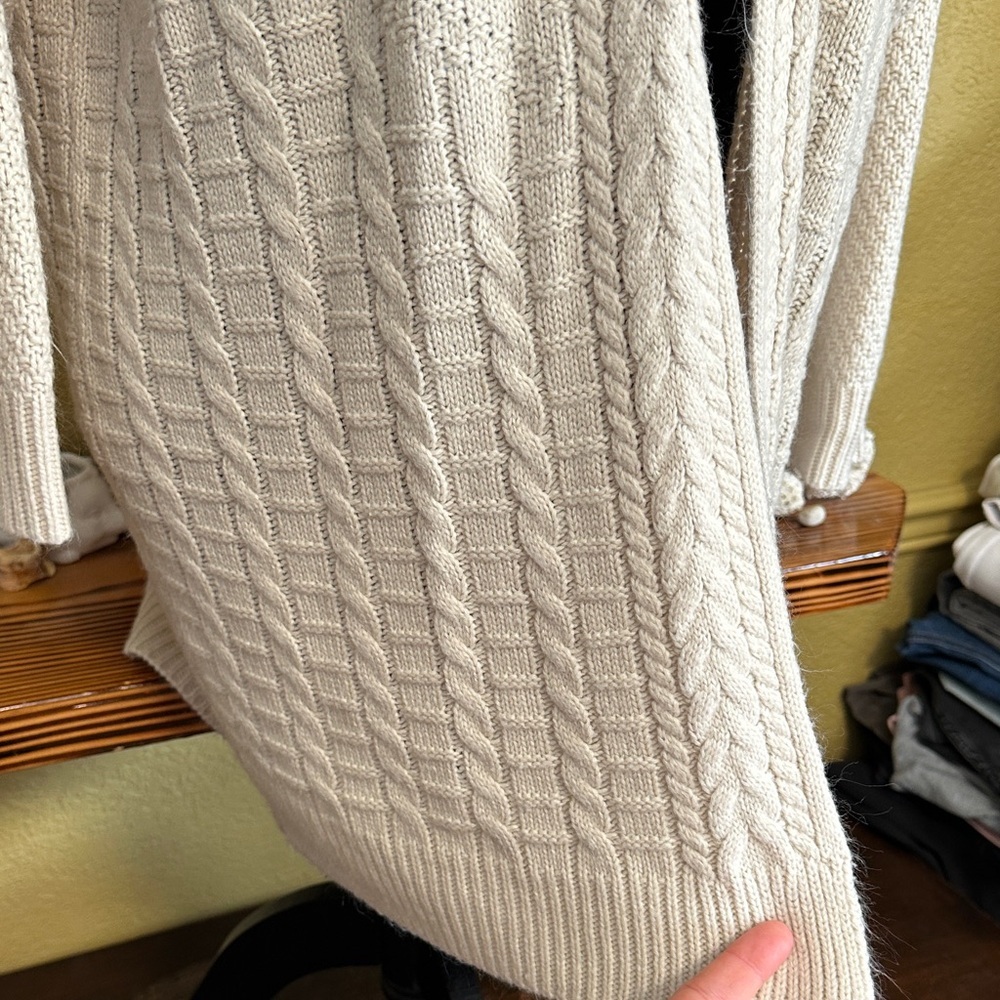Dreamers Open Front Knit Cardigan Sweater - Picture 3 of 8